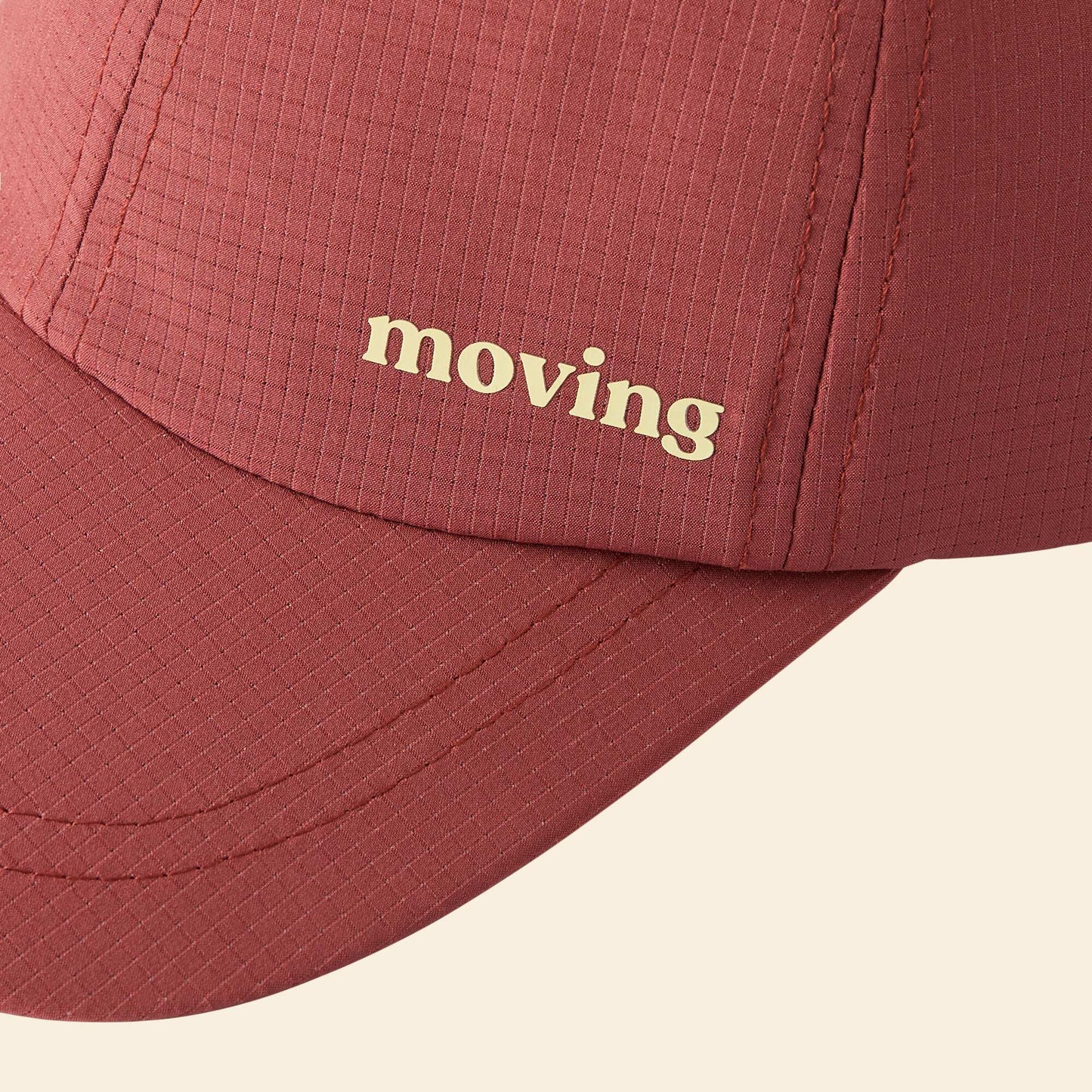 Casquette de sport avec visière rigide unie MARRON