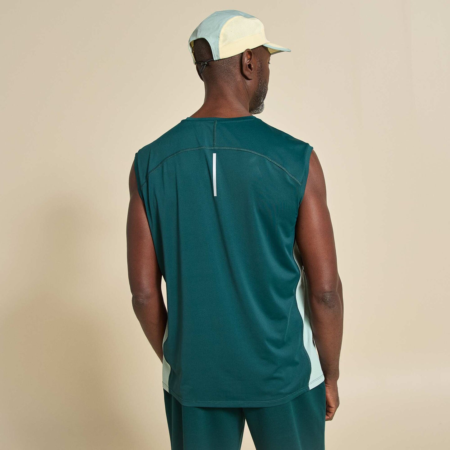 Débardeur de sport avec mesh sur côtés VERT