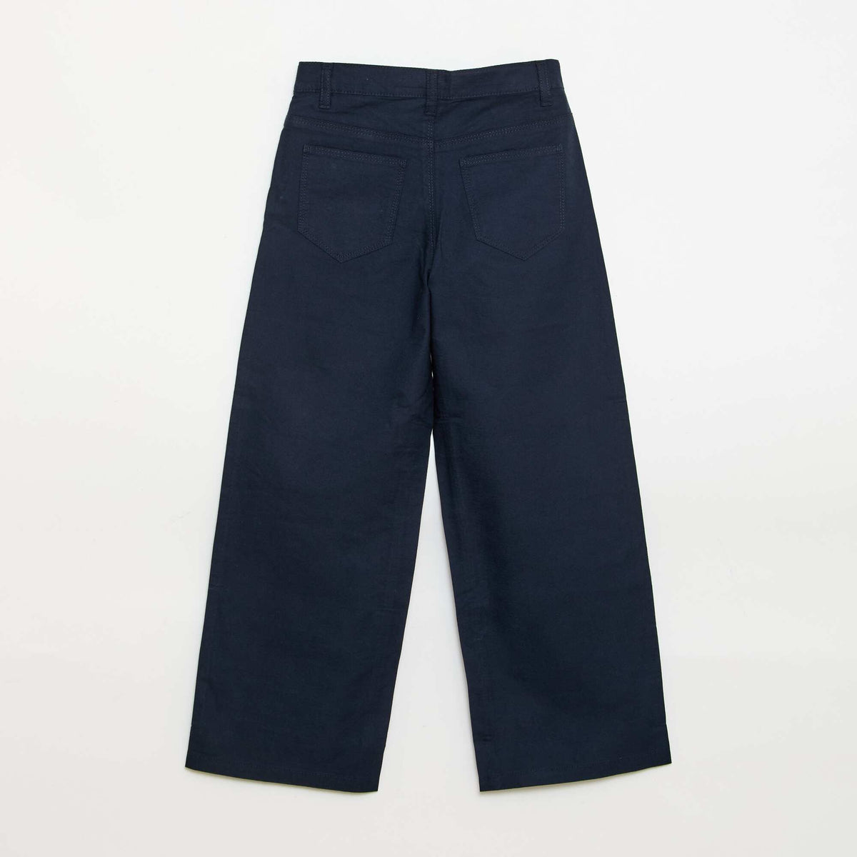 Pantalon chino wide legs BLEU