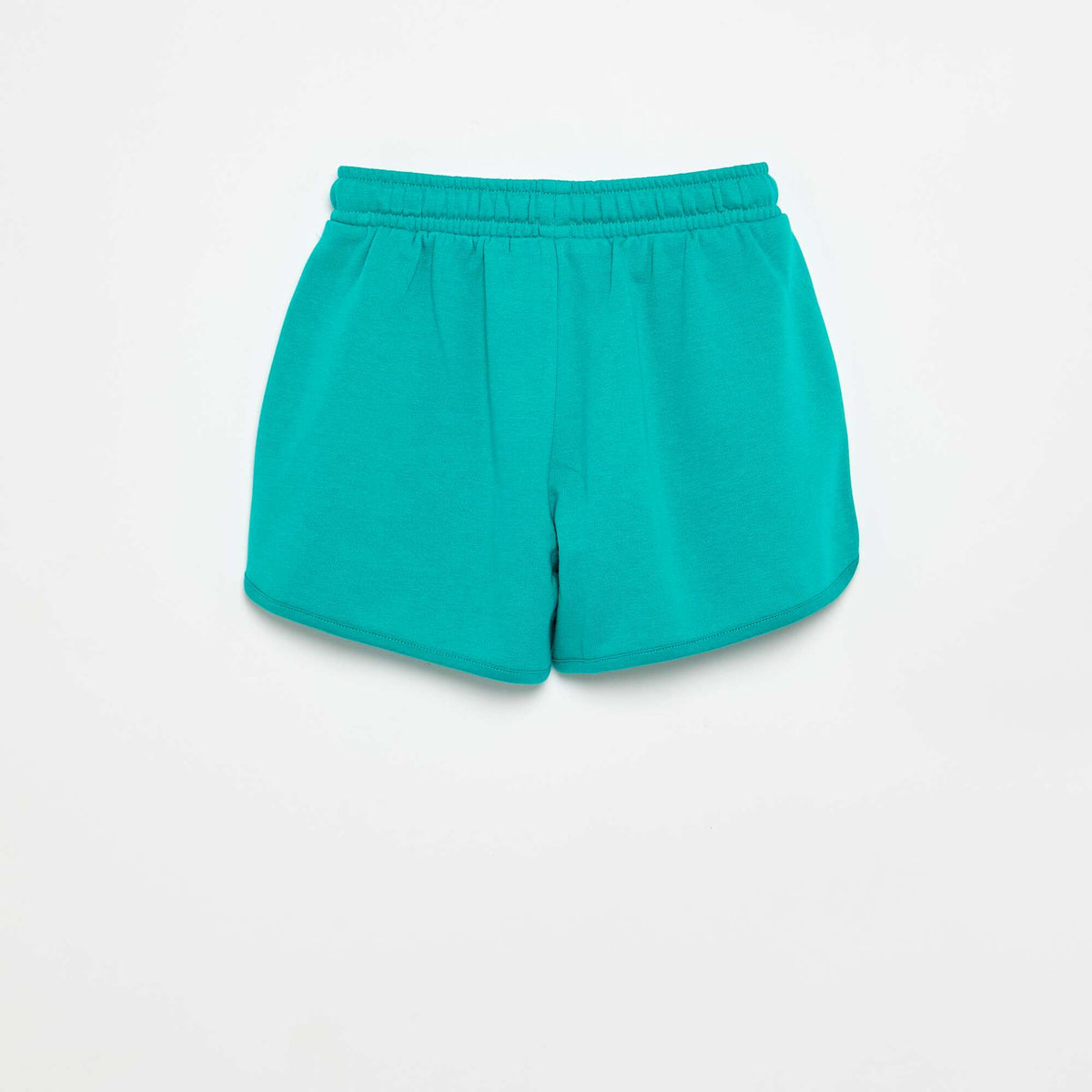 Short uni en molleton non gratté VERT