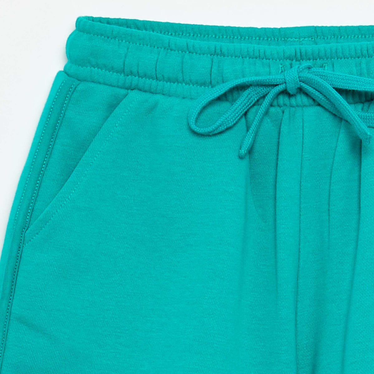 Short uni en molleton non gratté VERT