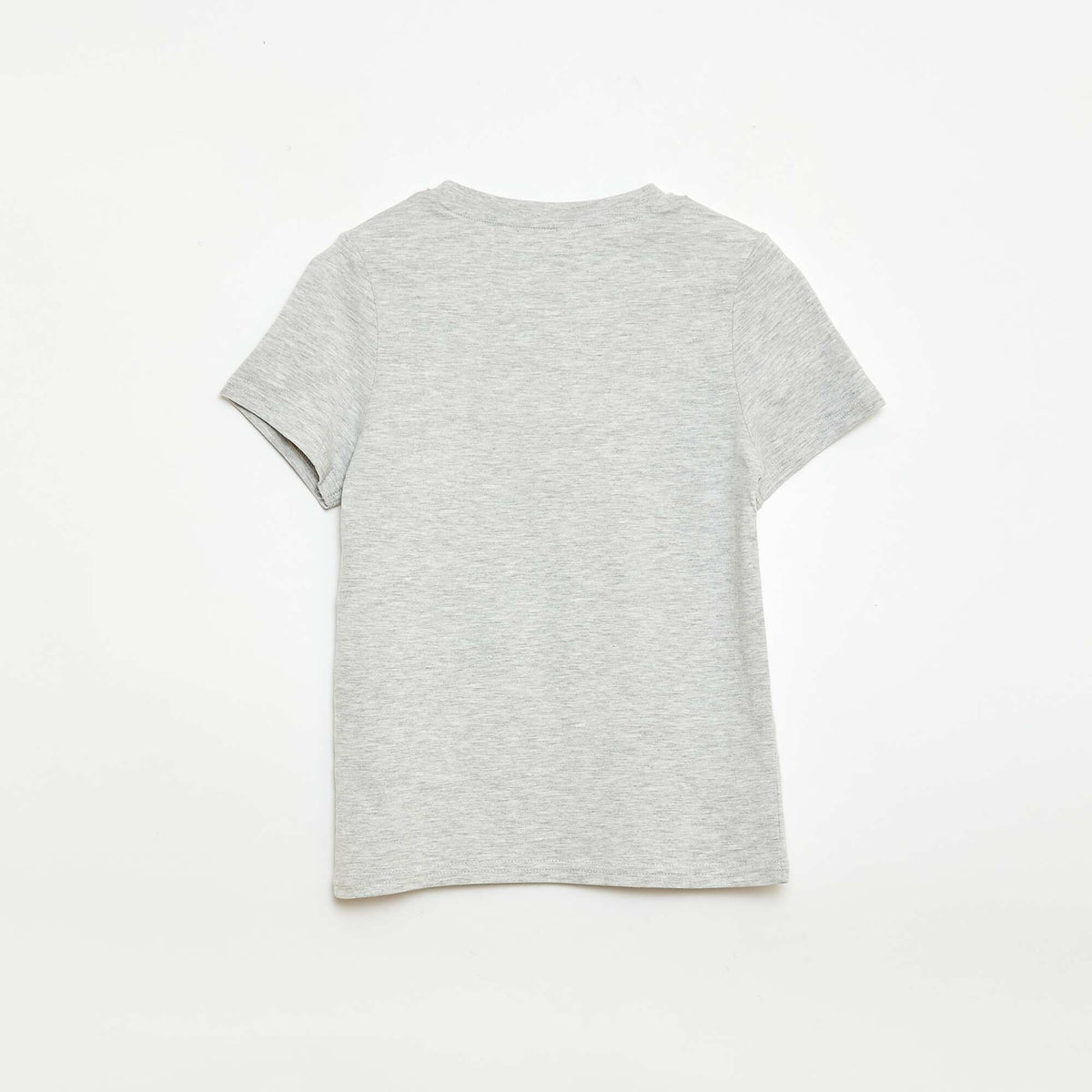 Ensemble short + T-shirt  avec imprimé poitrine GRIS