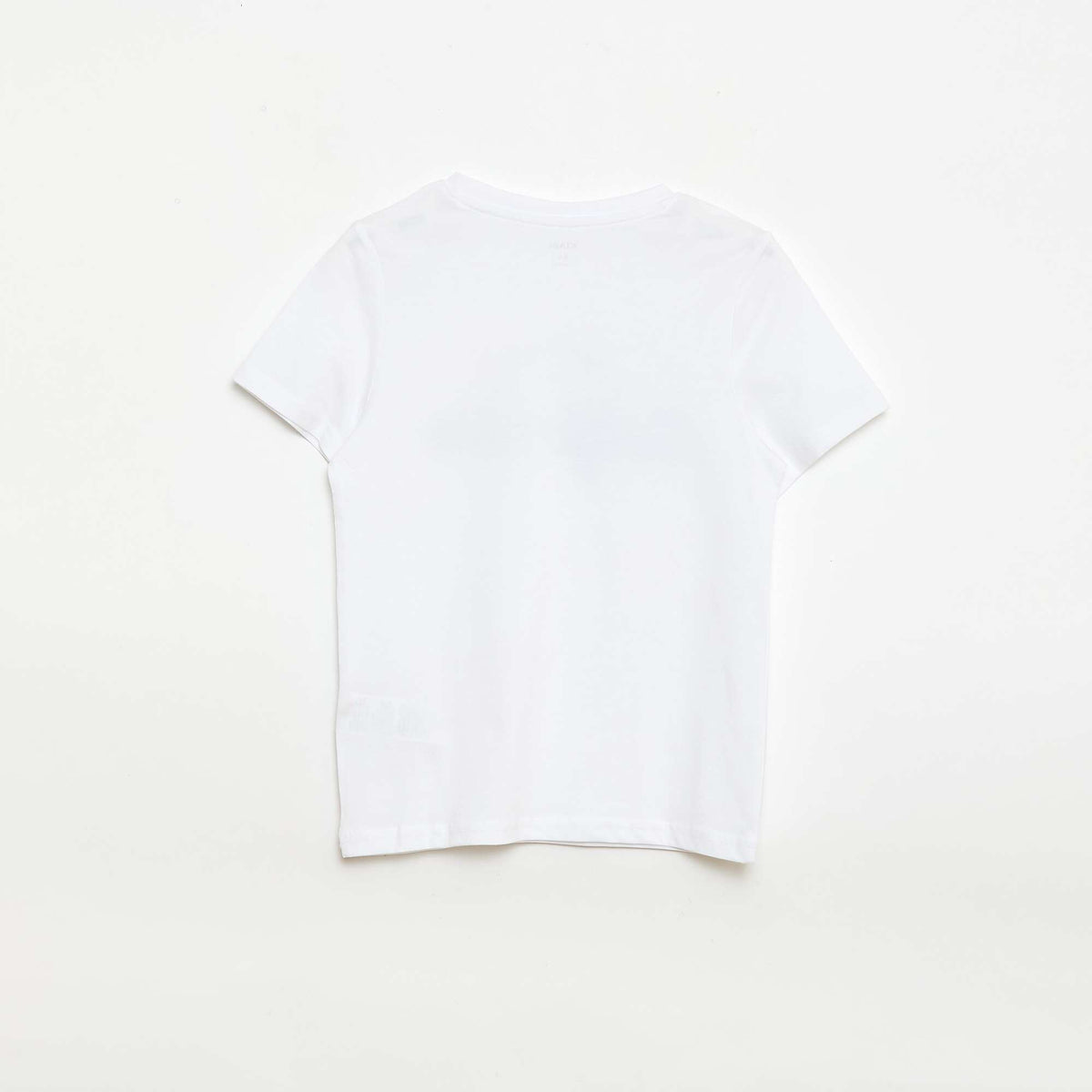 Ensemble short + T-shirt  avec imprimé poitrine BLANC