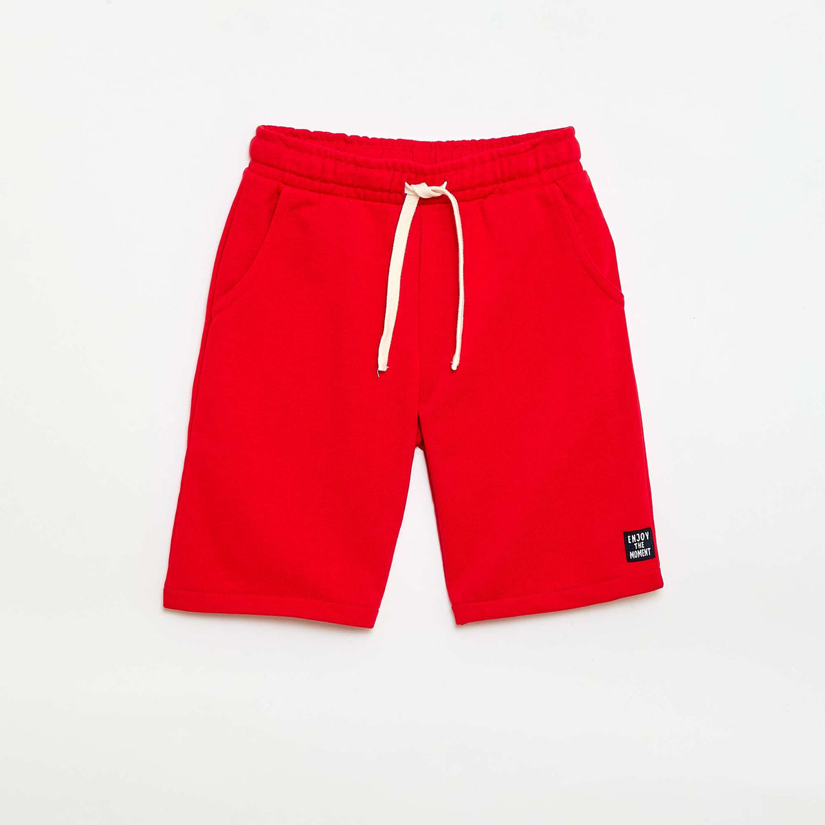 Ensemble short + T-shirt  avec imprimé poitrine BLANC