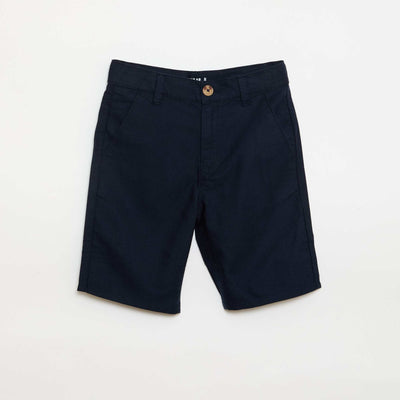 Bermuda chino uni BLEU