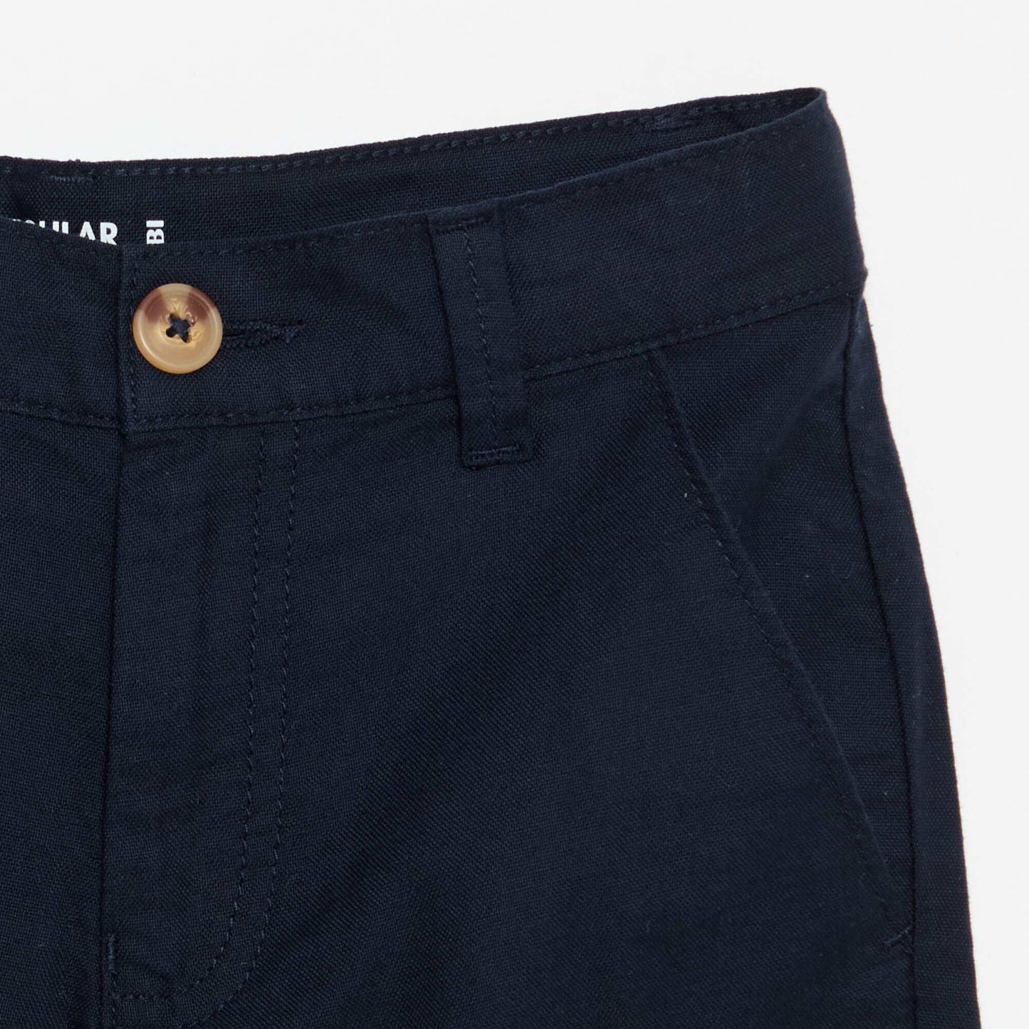 Bermuda chino uni BLEU