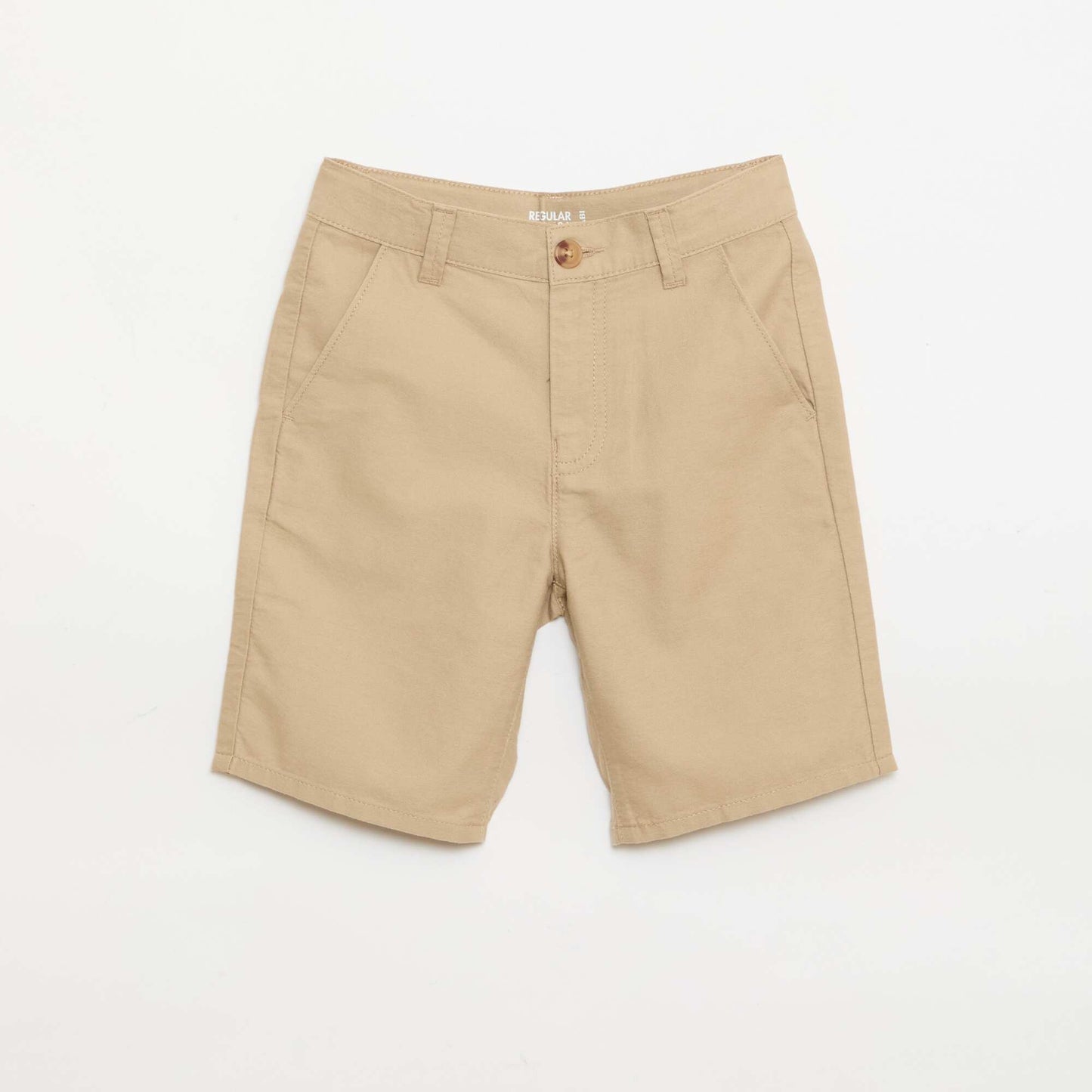 Bermuda chino uni BEIGE
