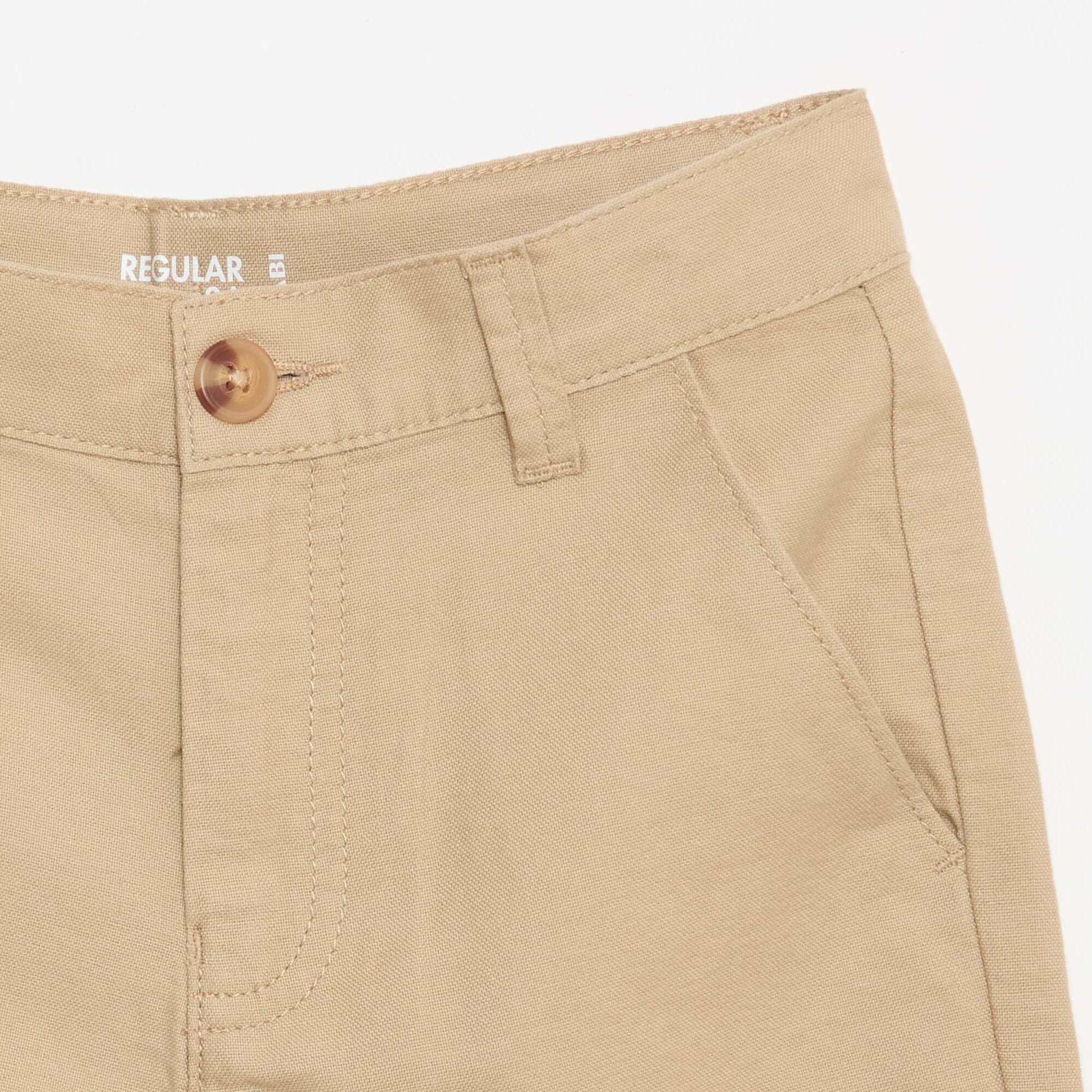 Bermuda chino uni BEIGE