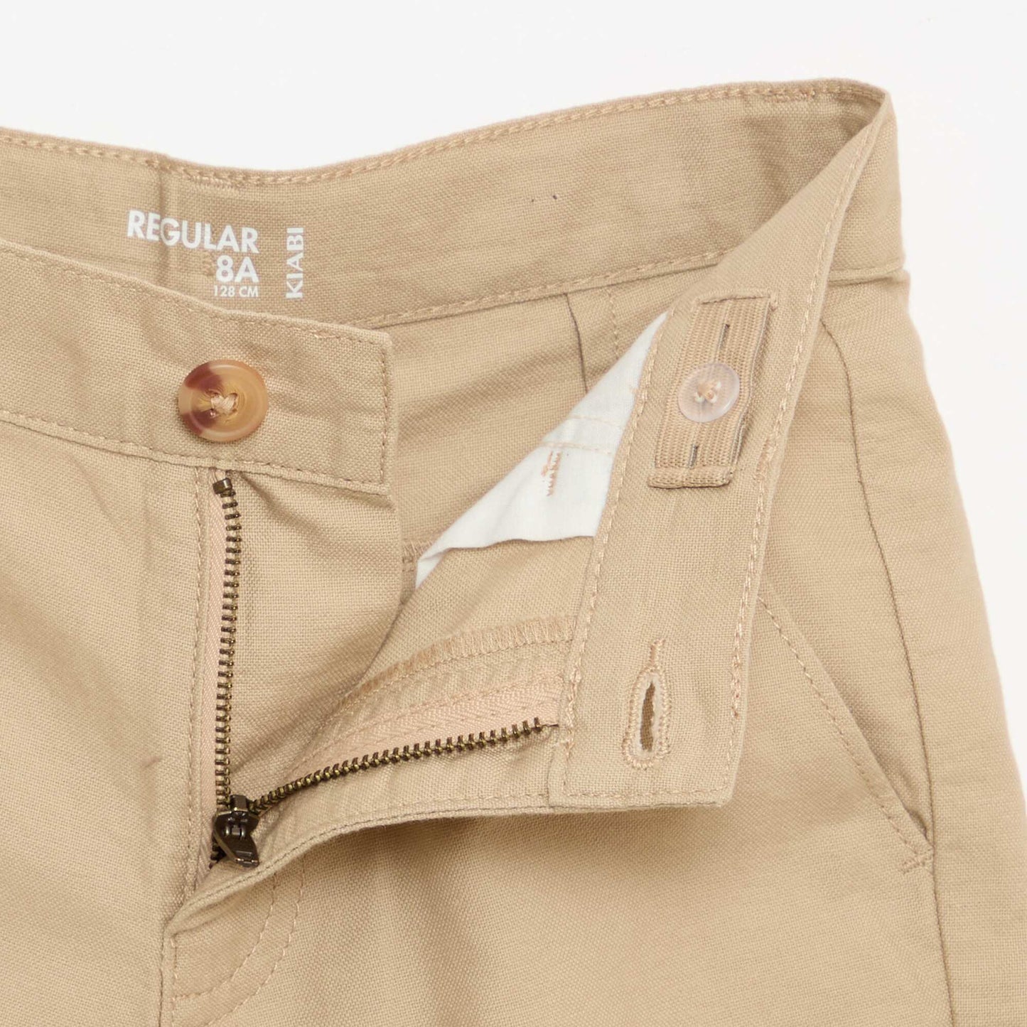Bermuda chino uni BEIGE