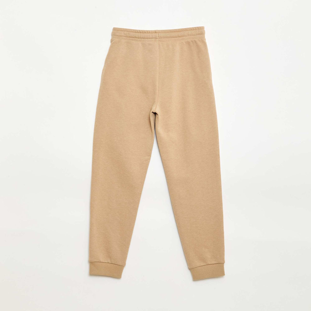 Pantalon de jogging uni avec cordons de serrage BEIGE