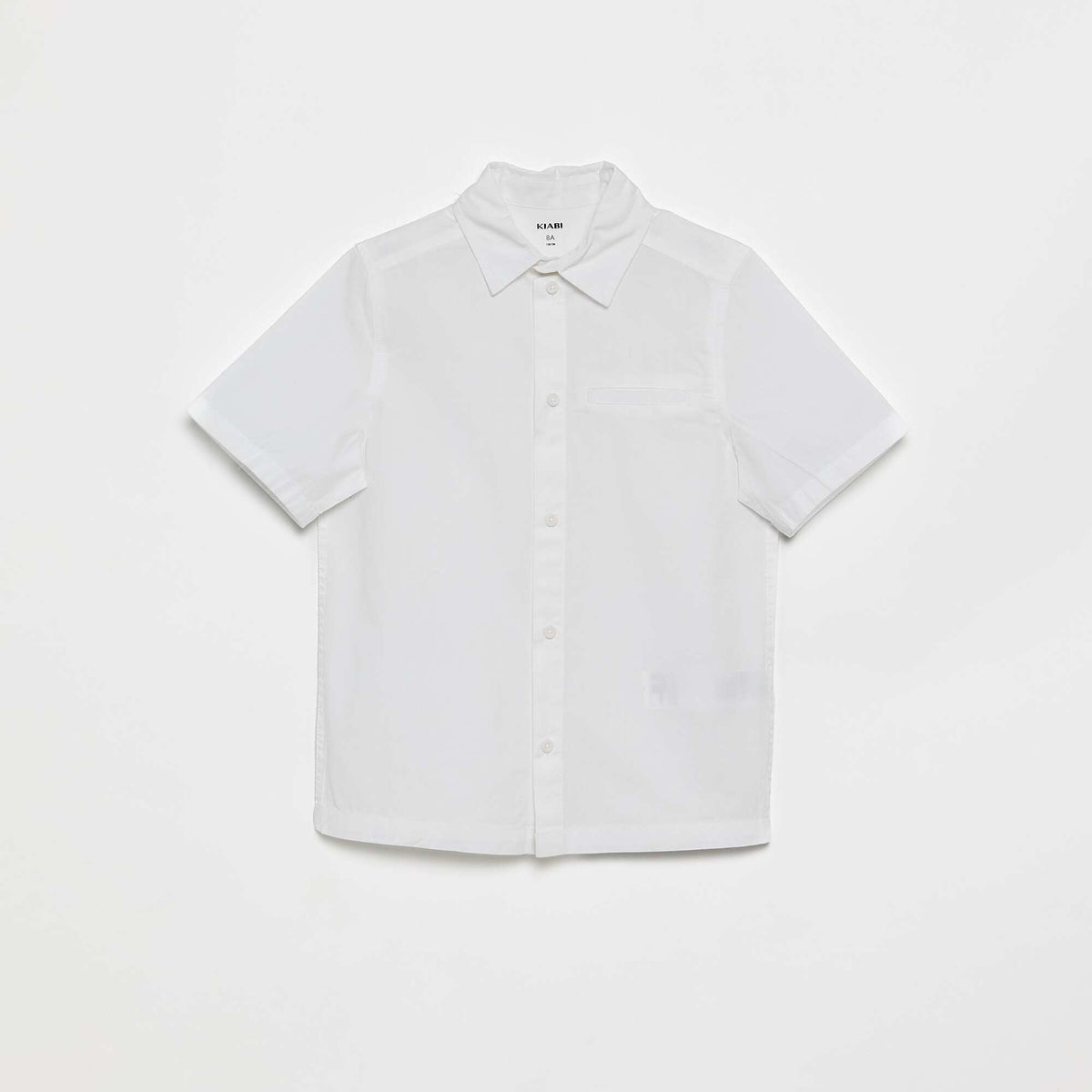 Chemise à manches courtes BLANC