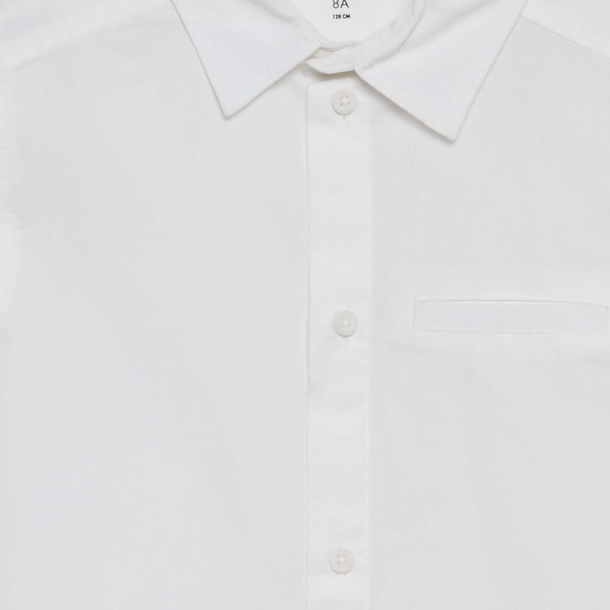 Chemise à manches courtes BLANC