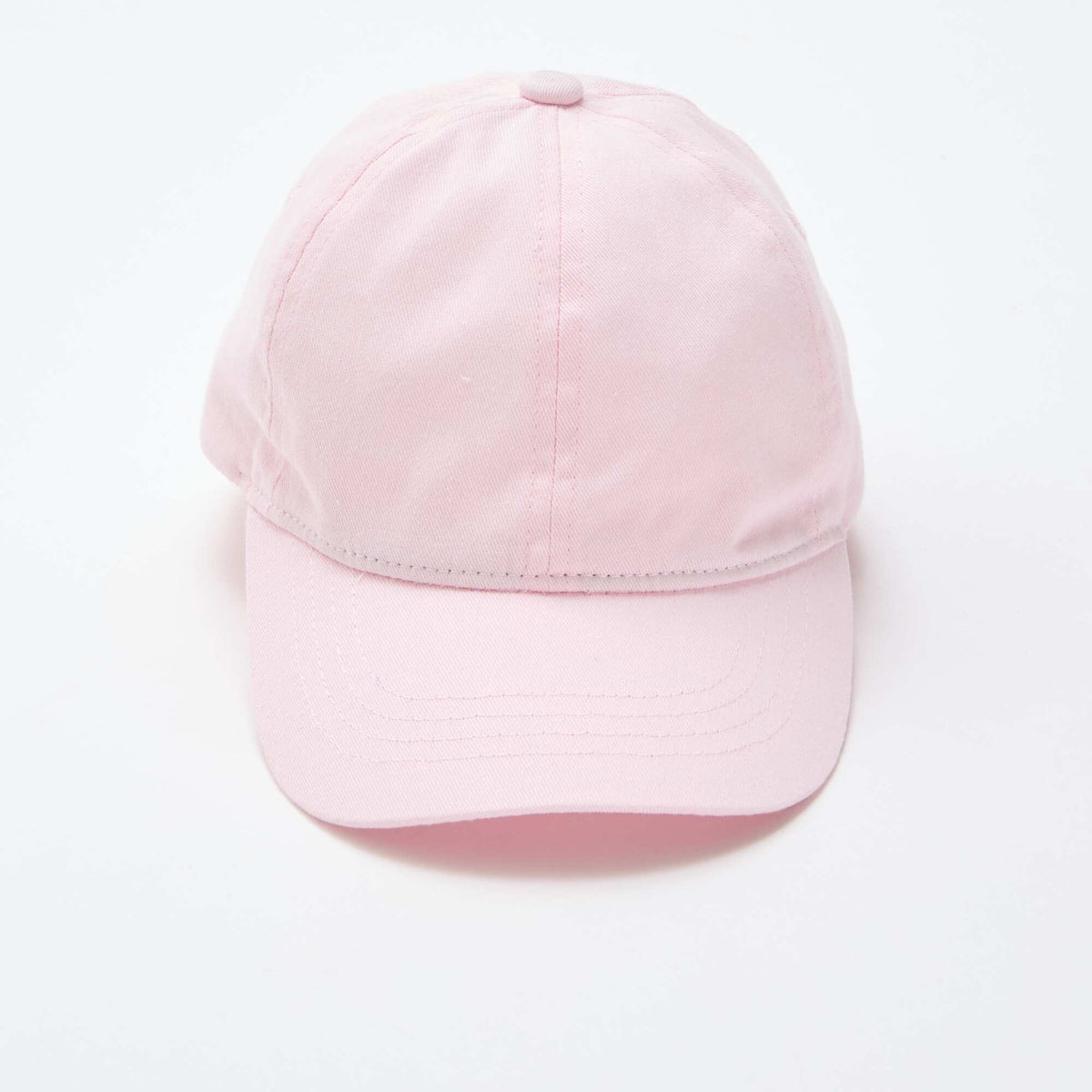 Casquette unie à scratch ROSE