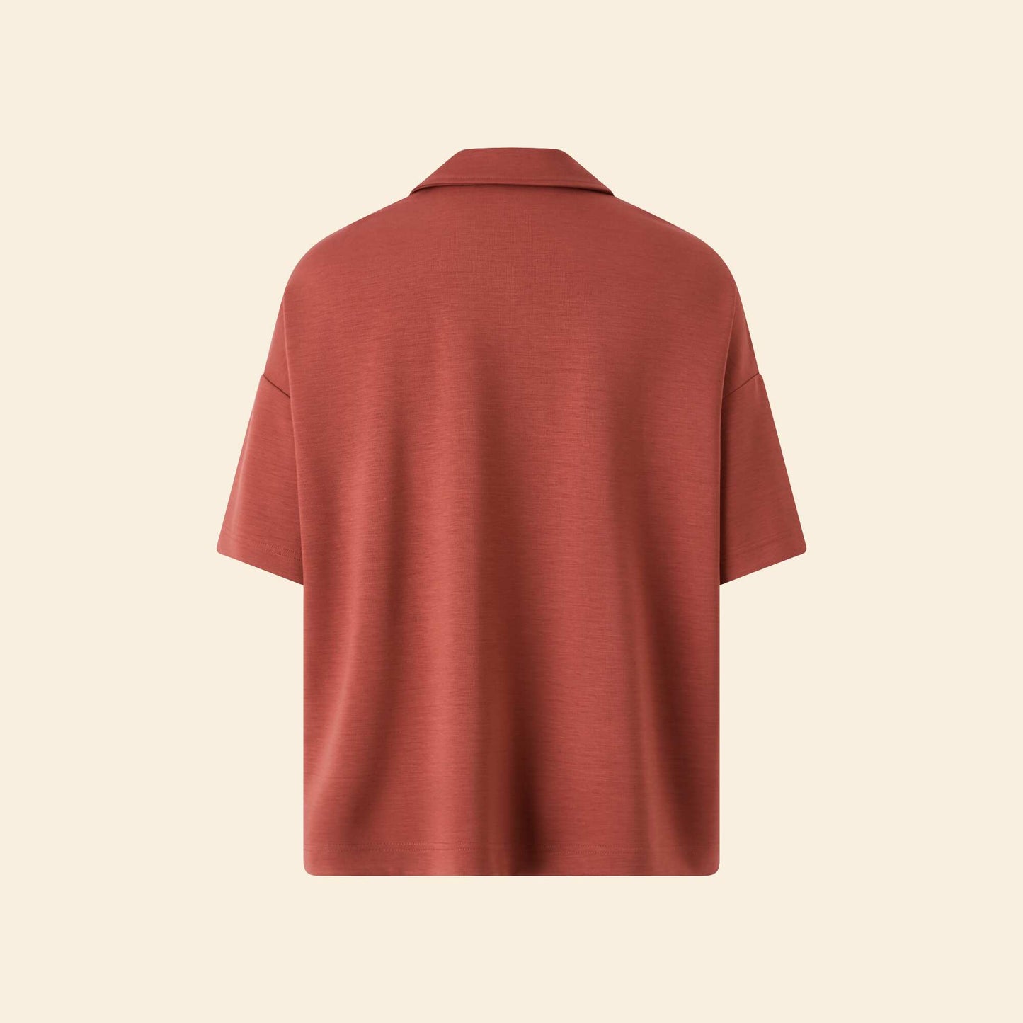 Polo de sport oversize MARRON