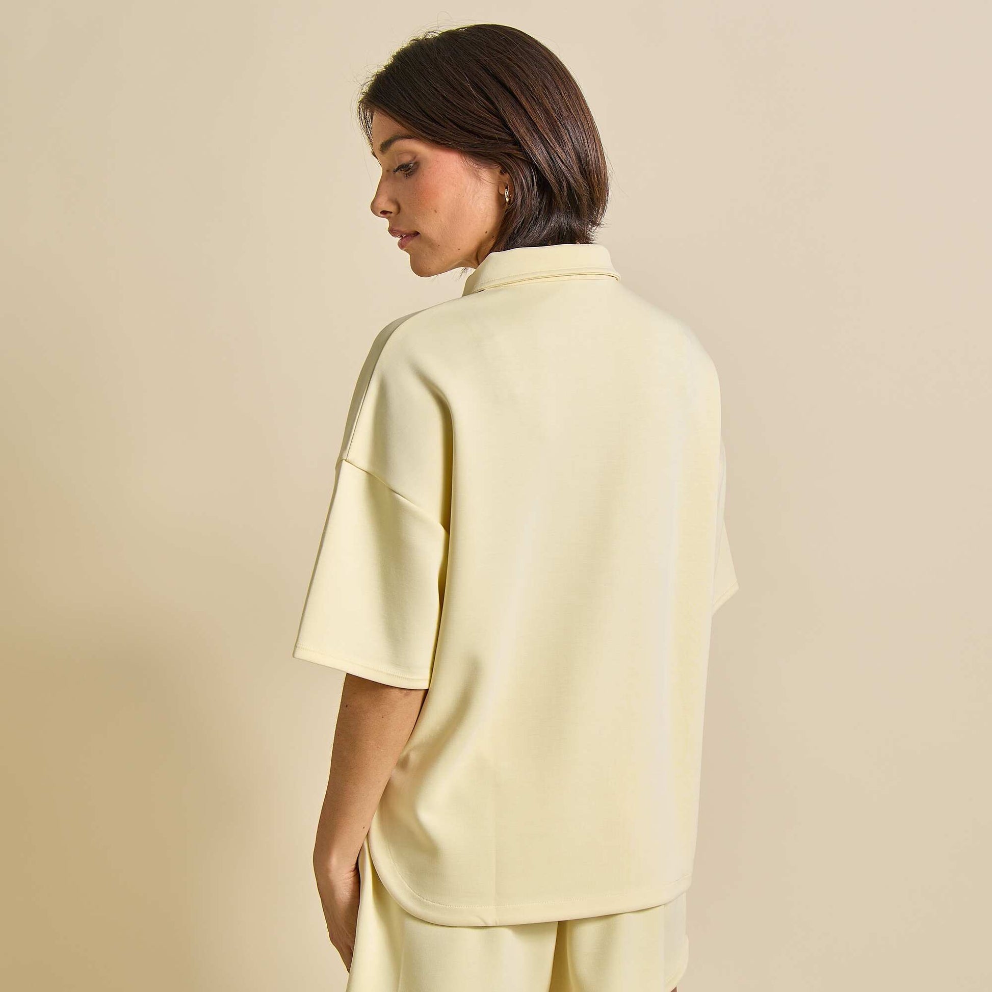 Polo de sport oversize JAUNE