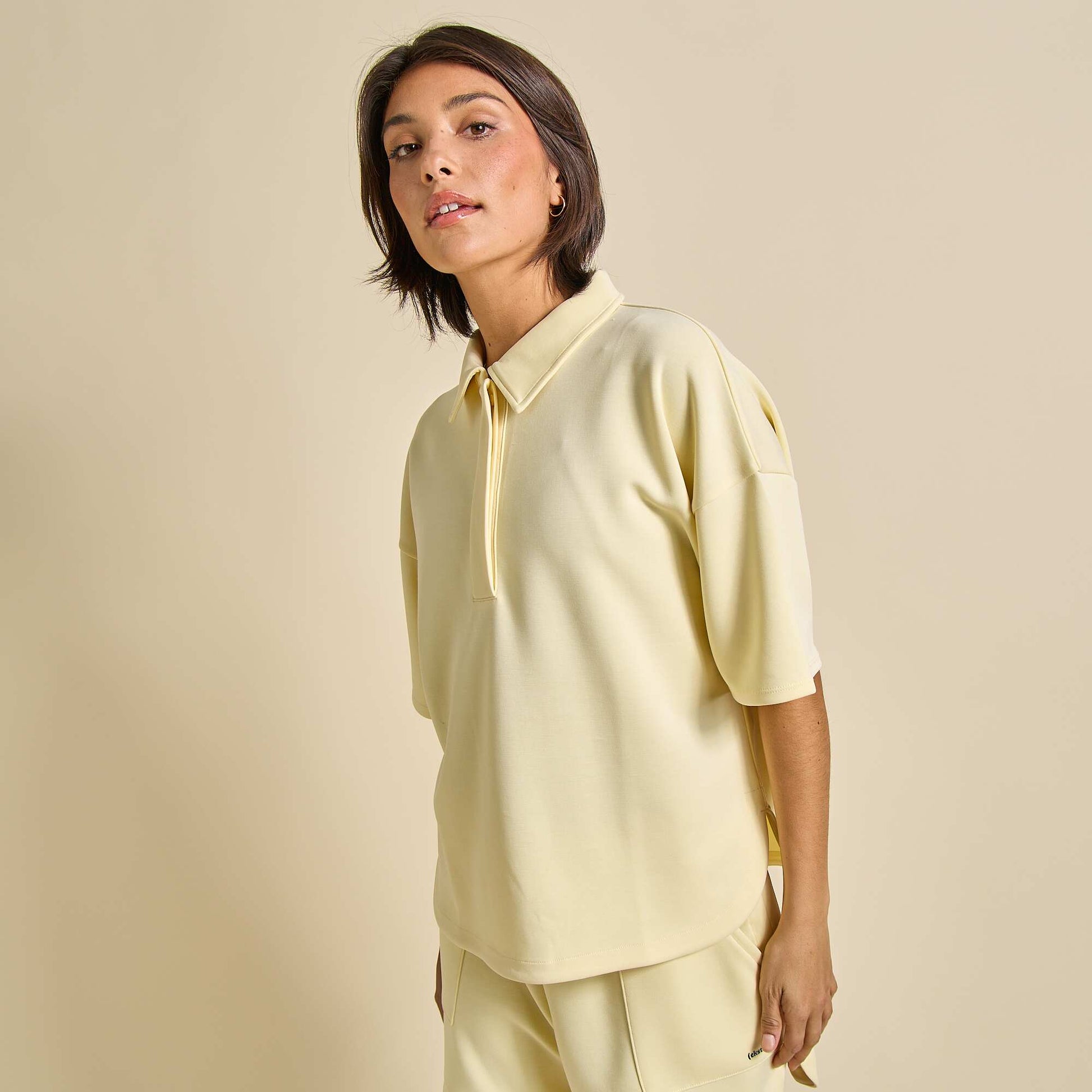 Polo de sport oversize JAUNE