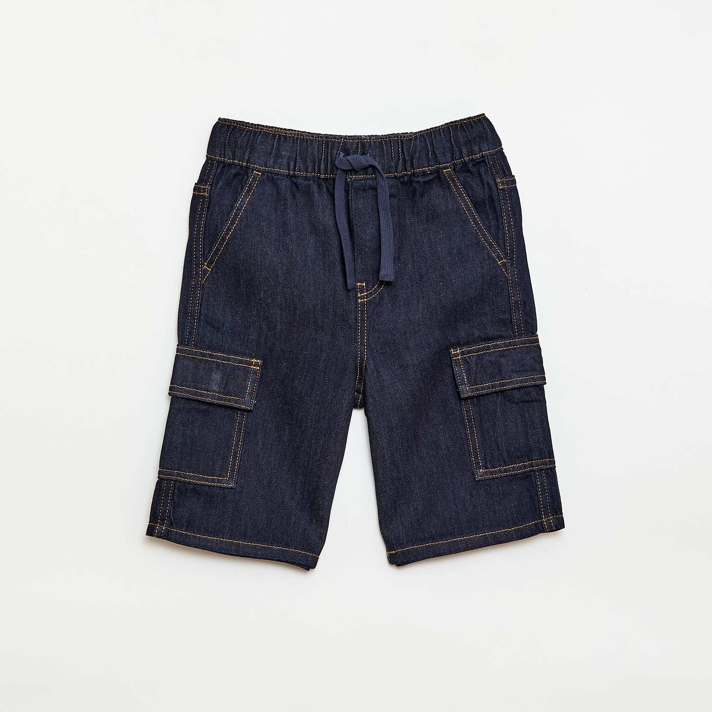 Bermuda en denim BLEU