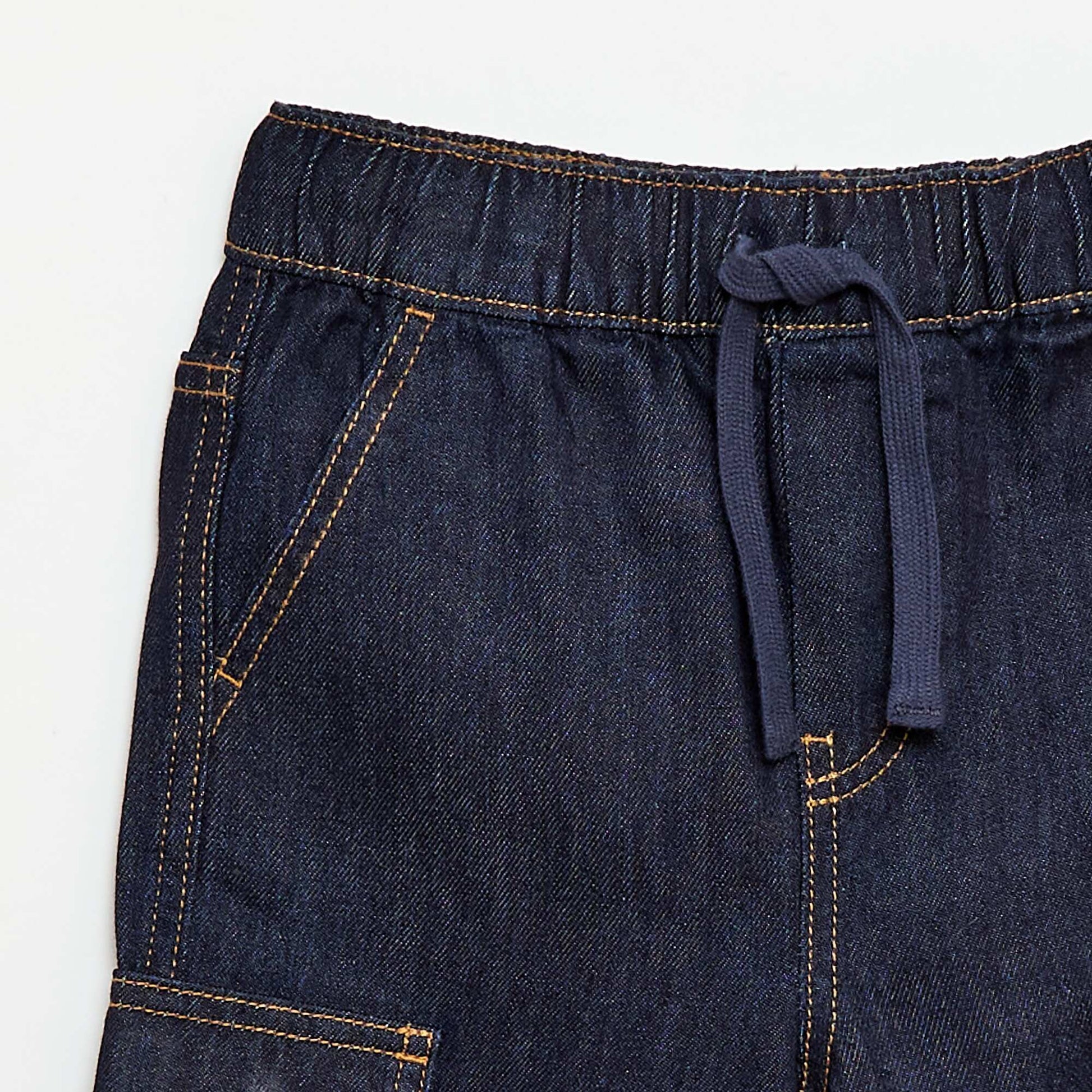 Bermuda en denim BLEU