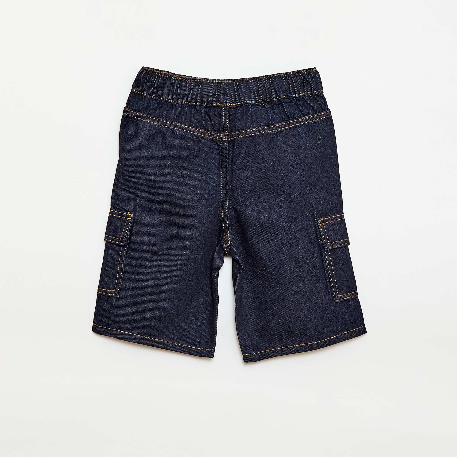 Bermuda en denim BLEU