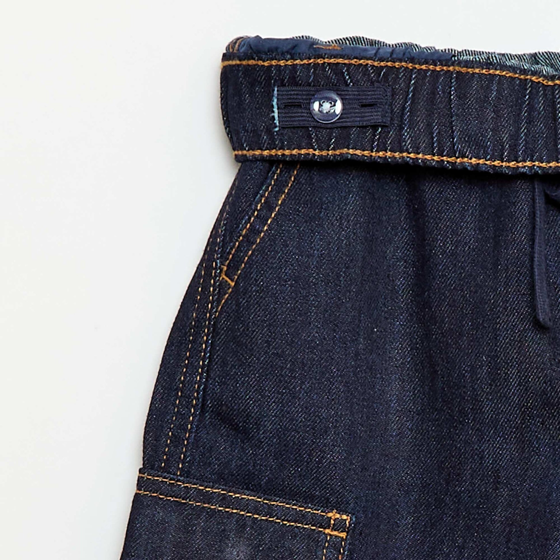 Bermuda en denim BLEU