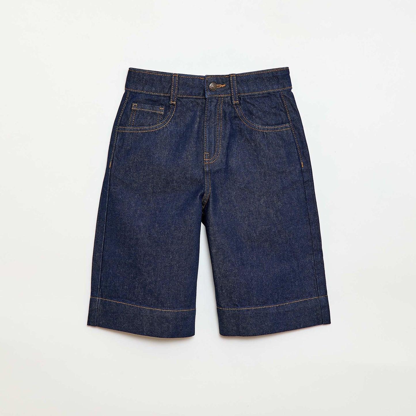 Bermuda en denim BLEU