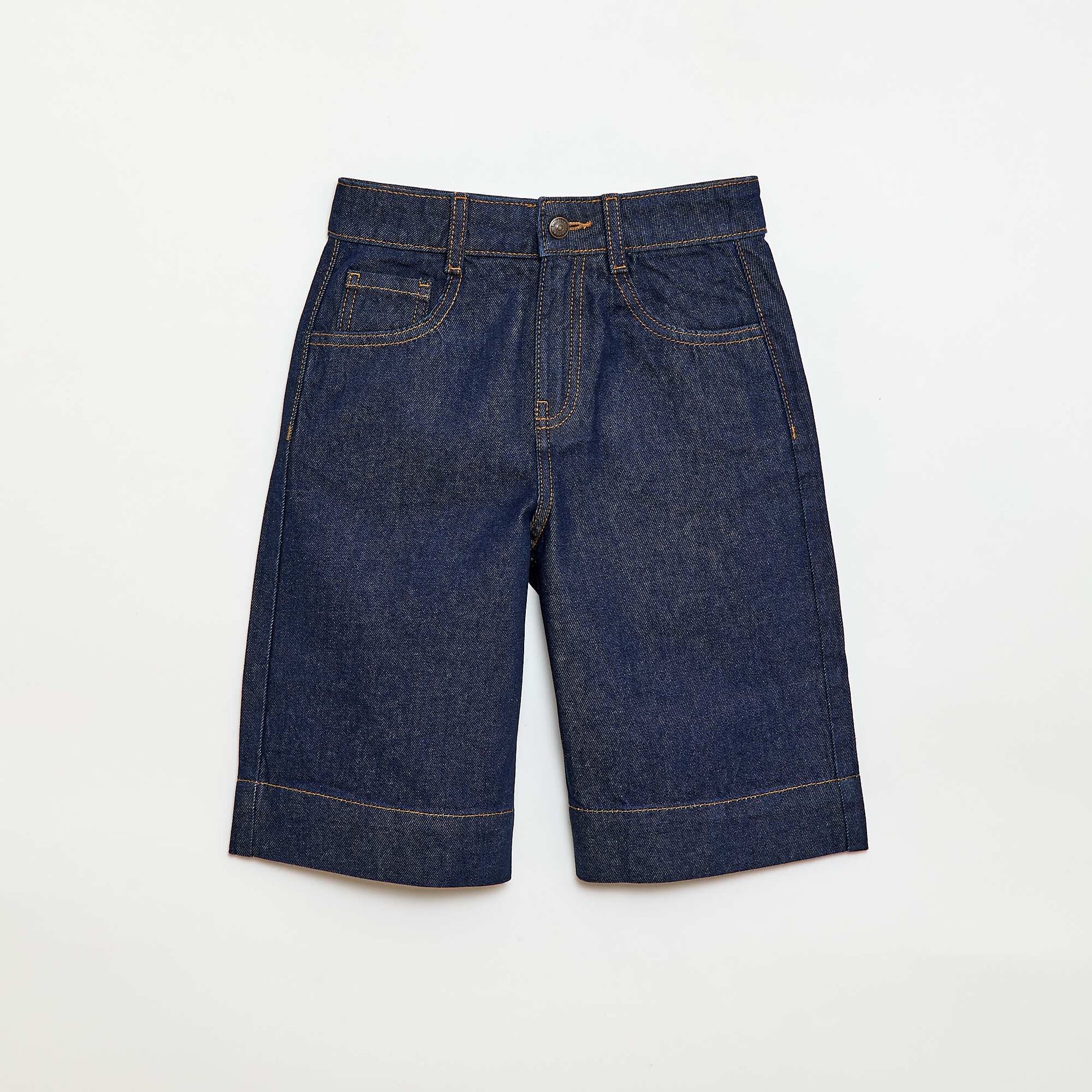 Bermuda en denim BLEU