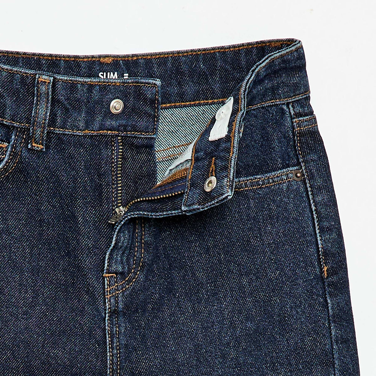 Jean Wide leg taille haute BLEU