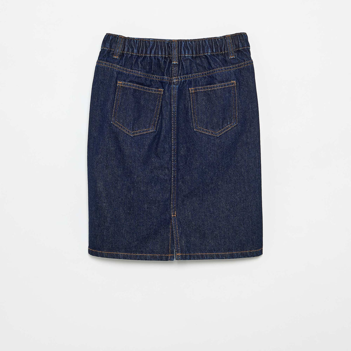 Jupe en jean à 5 poches BLEU