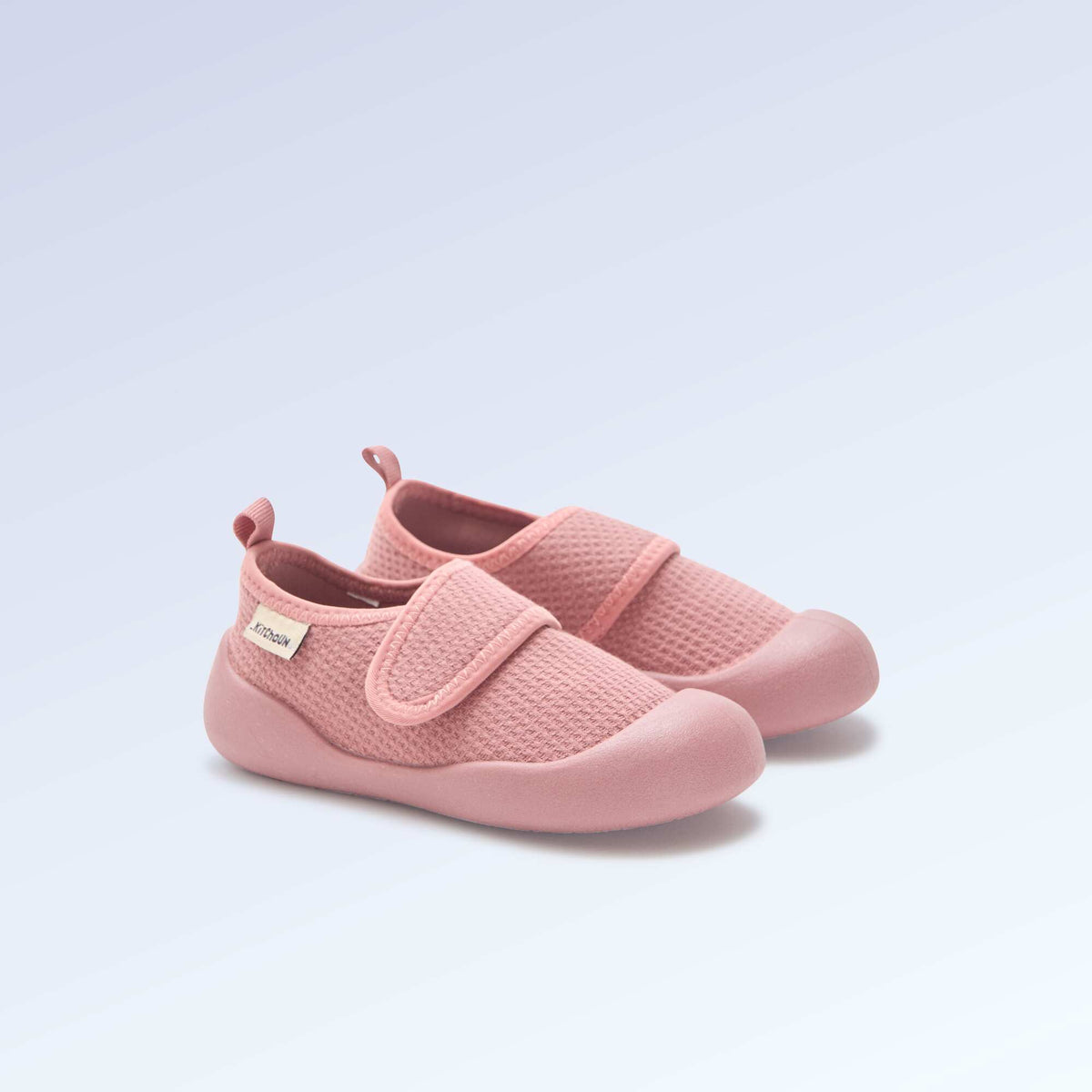 Chaussons motricité 4 'marcher' - Kitchoun ROSE