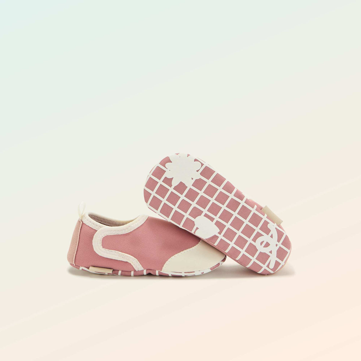 Chaussons motricité 2 '4 pattes' - Kitchoun ROSE