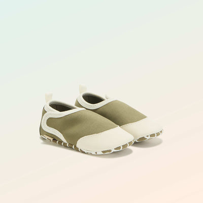 Chaussons motricité 2 '4 pattes' - Kitchoun VERT