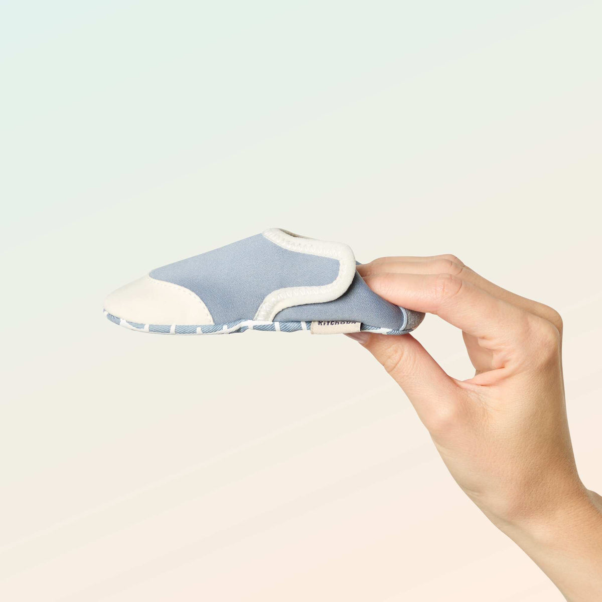 Chaussons motricité 2 '4 pattes' - Kitchoun BLEU