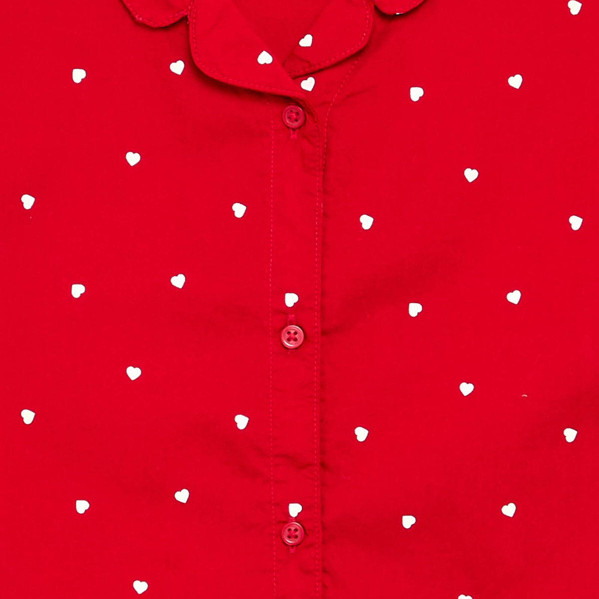 Pyjama 2 pièces - Haut + short ROUGE