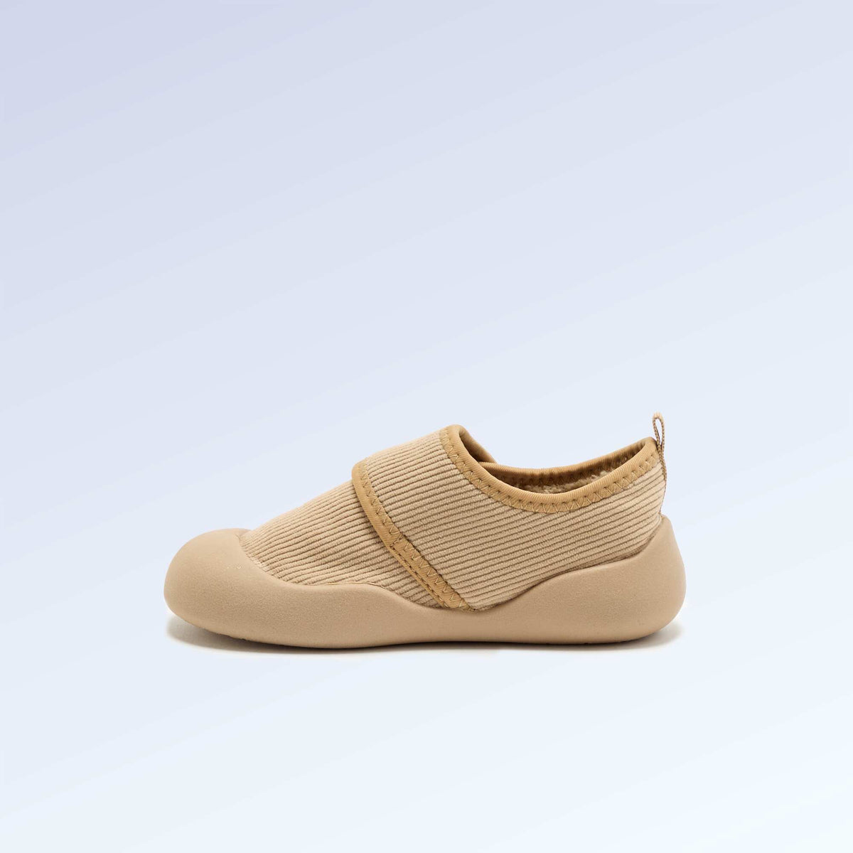 Chaussons 'Kitchoun' souples fourrés barefoot BEIGE