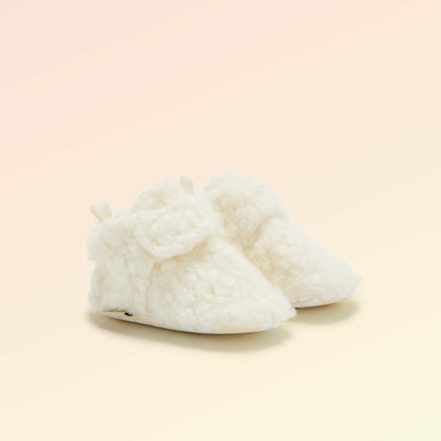 Chaussons montants effet moutonné - 'Kitchoun' BEIGE