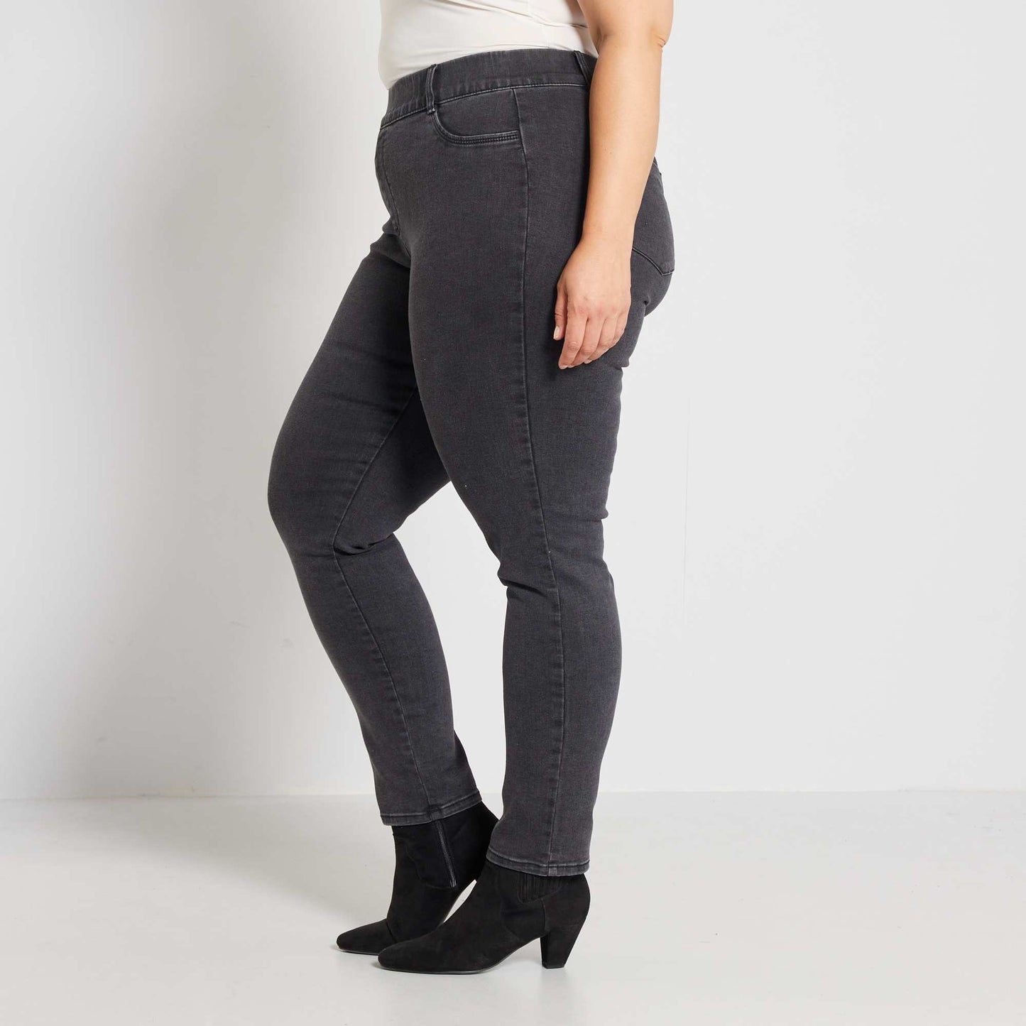 Jegging slim gris