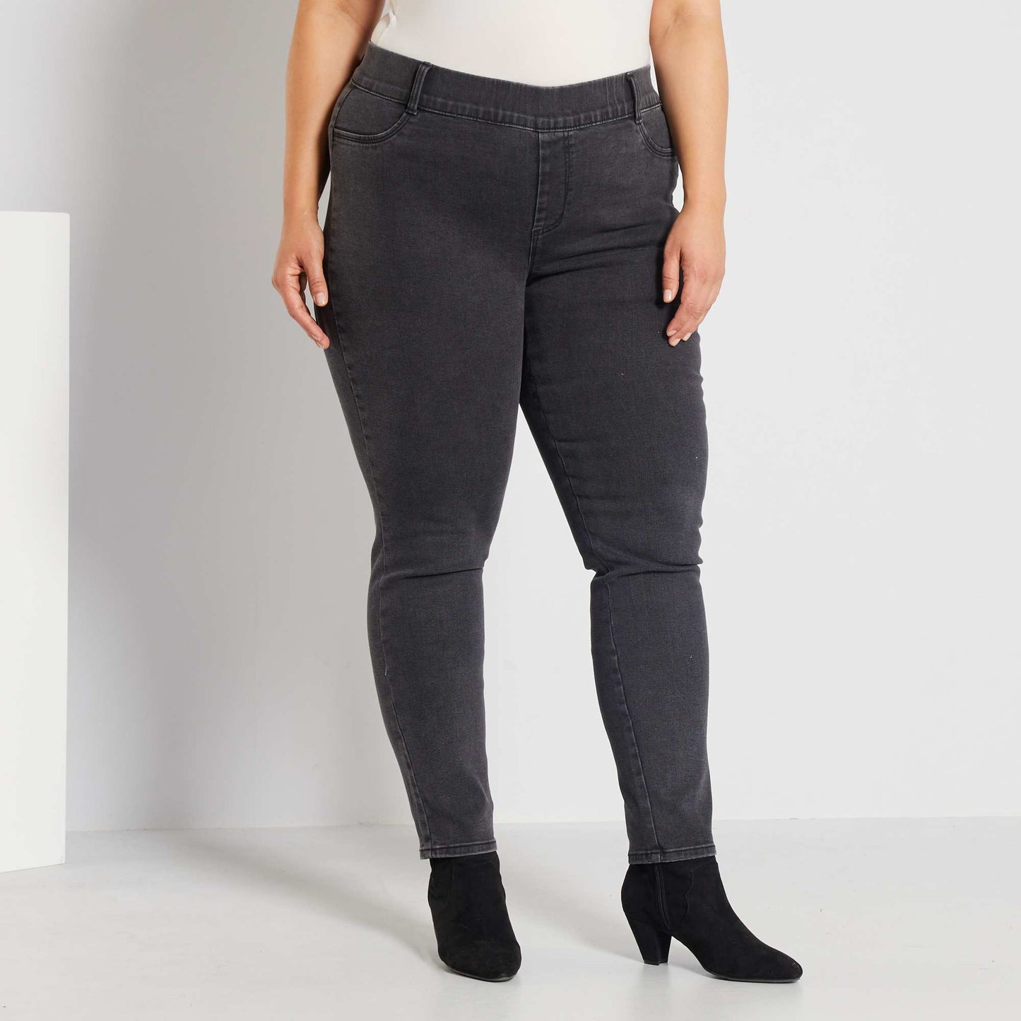 Jegging slim gris