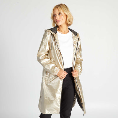 Blouson long et léger Doré