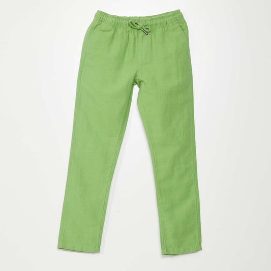 Pantalon léger Vert