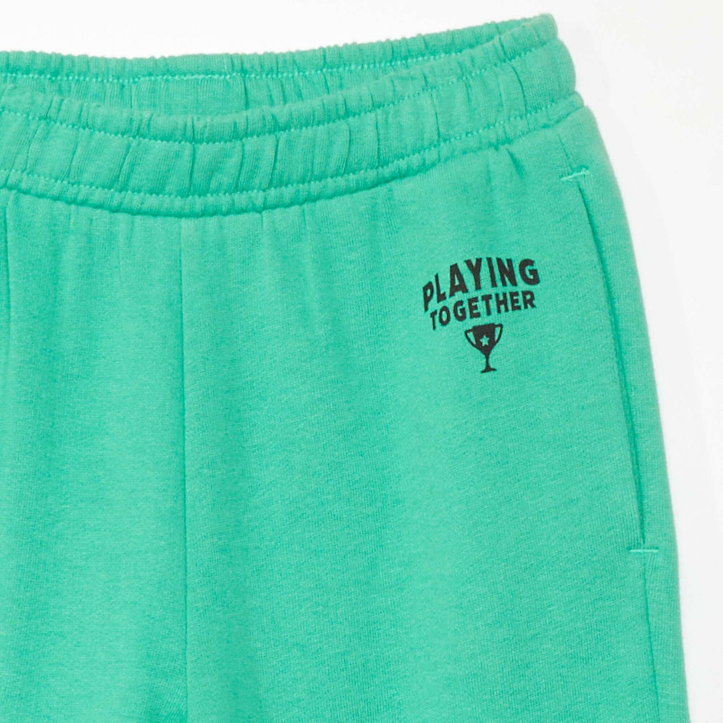 Pantalon de jogging en molleton Vert