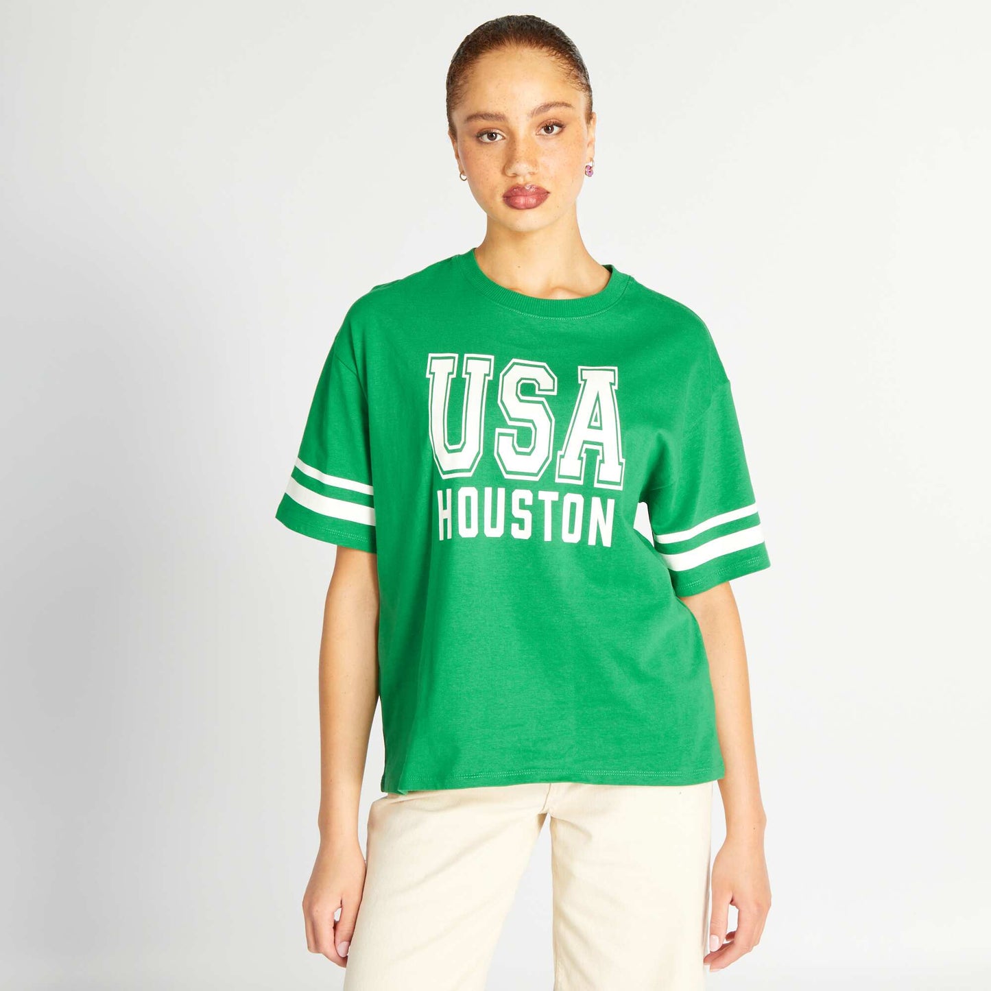 T-shirt manches courtes 'Houston' Vert