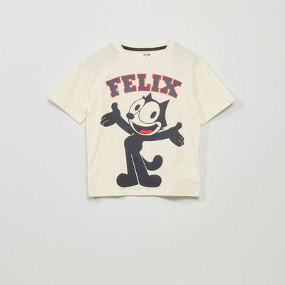 T-shirt en jersey 'Félix' Blanc
