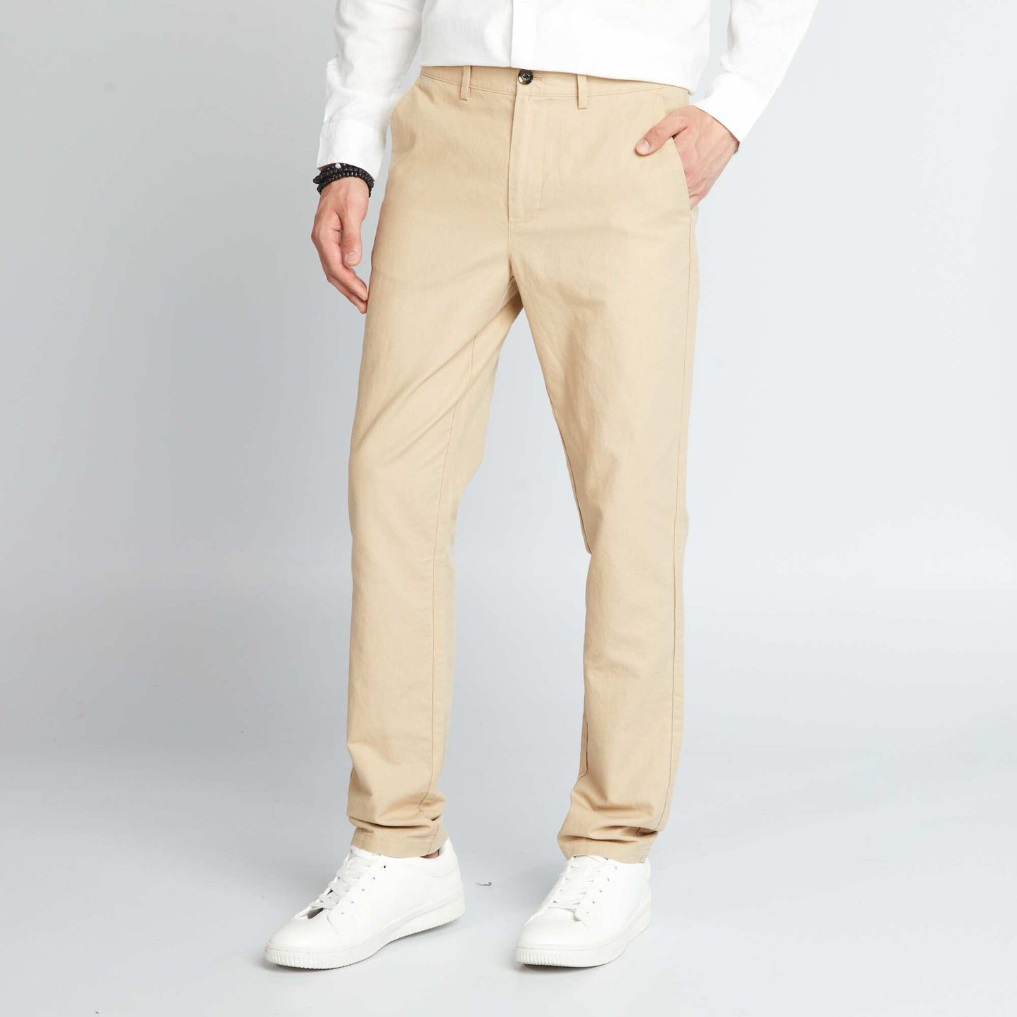 Pantalon chino Beige