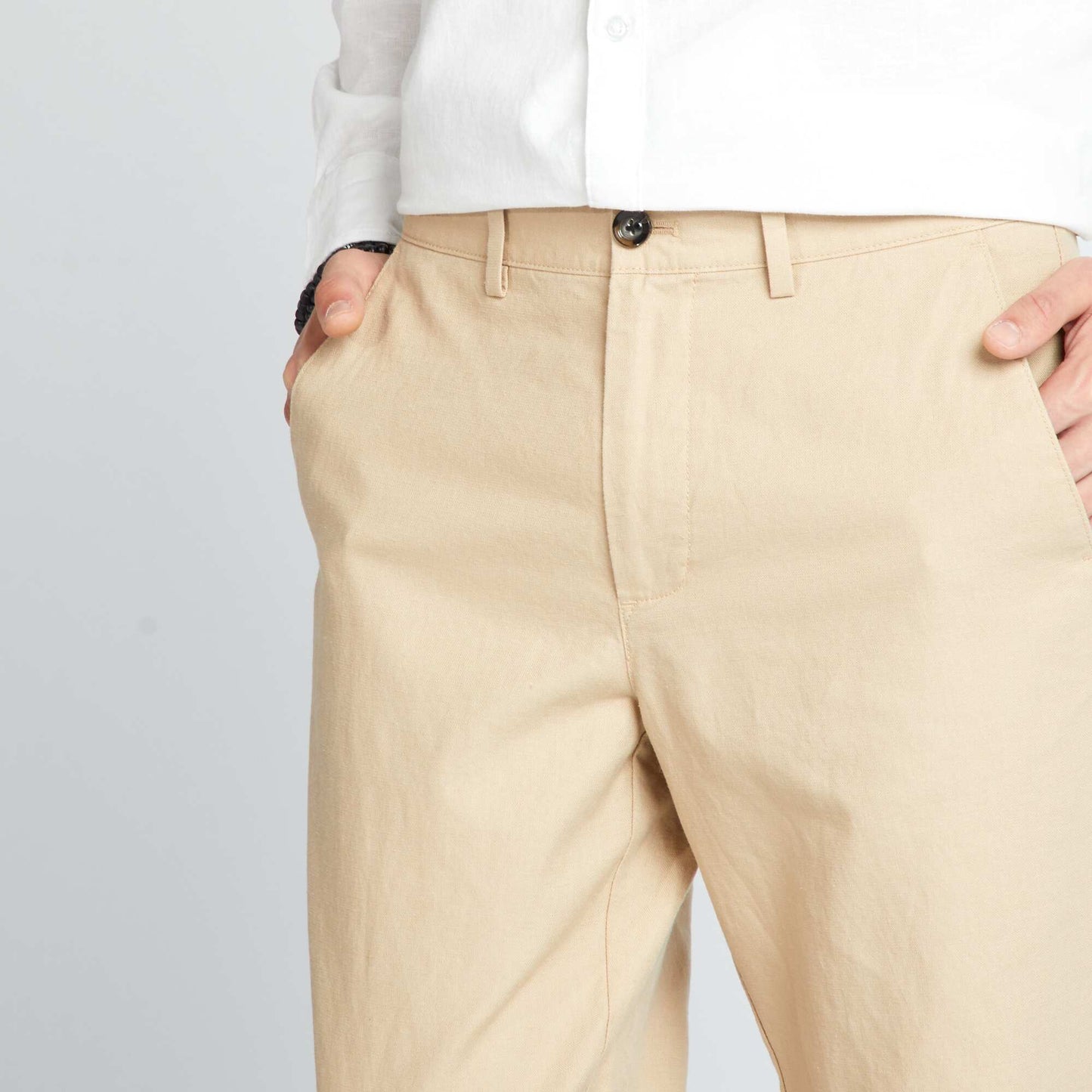 Pantalon chino Beige