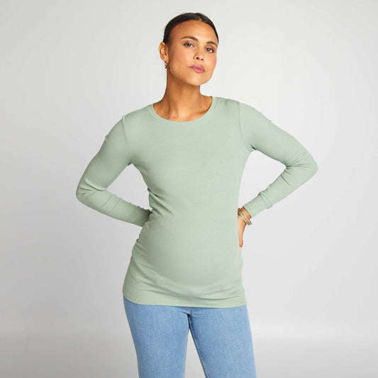 T-shirt grossesse Vert