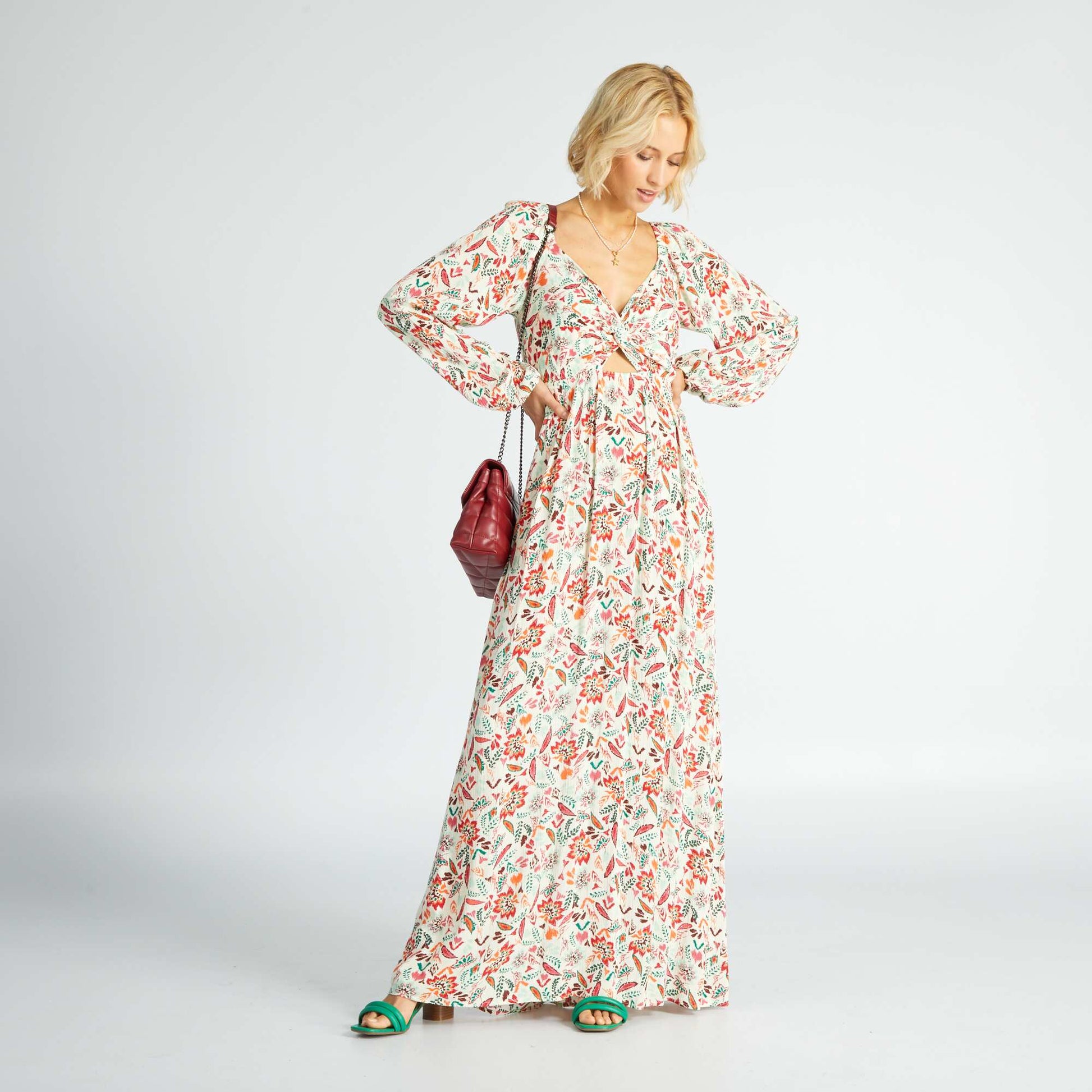 Mathématiques Robe Longue Ete Fleurie Femme Mathématiques Robe Ete