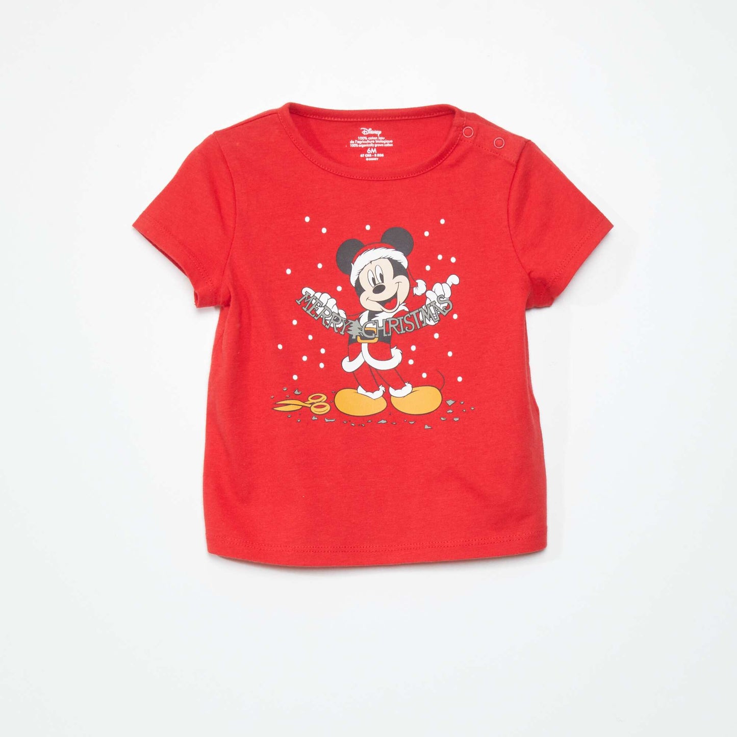 Ensemble t-shirt + short  'Mickey' - 2 pièces Rouge/bleu