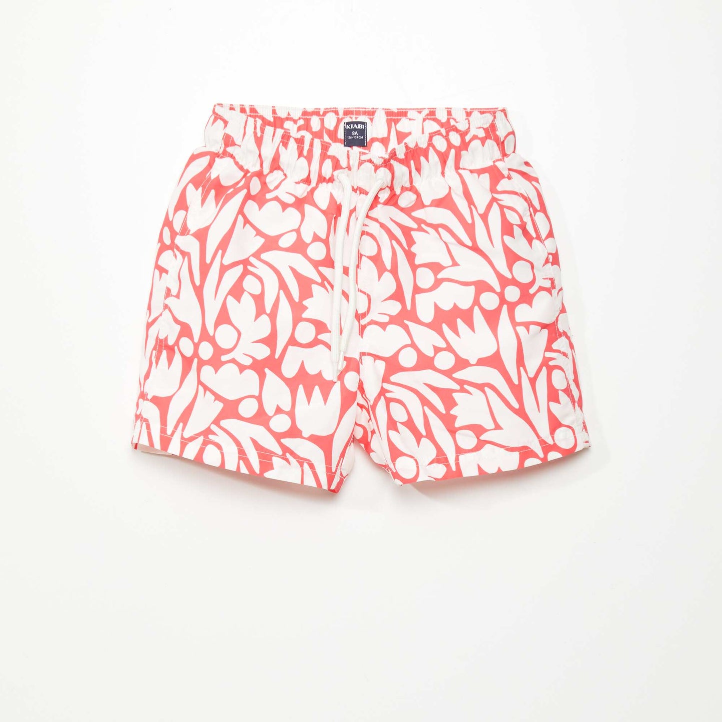 Short maillot de bain Rouge/blanc