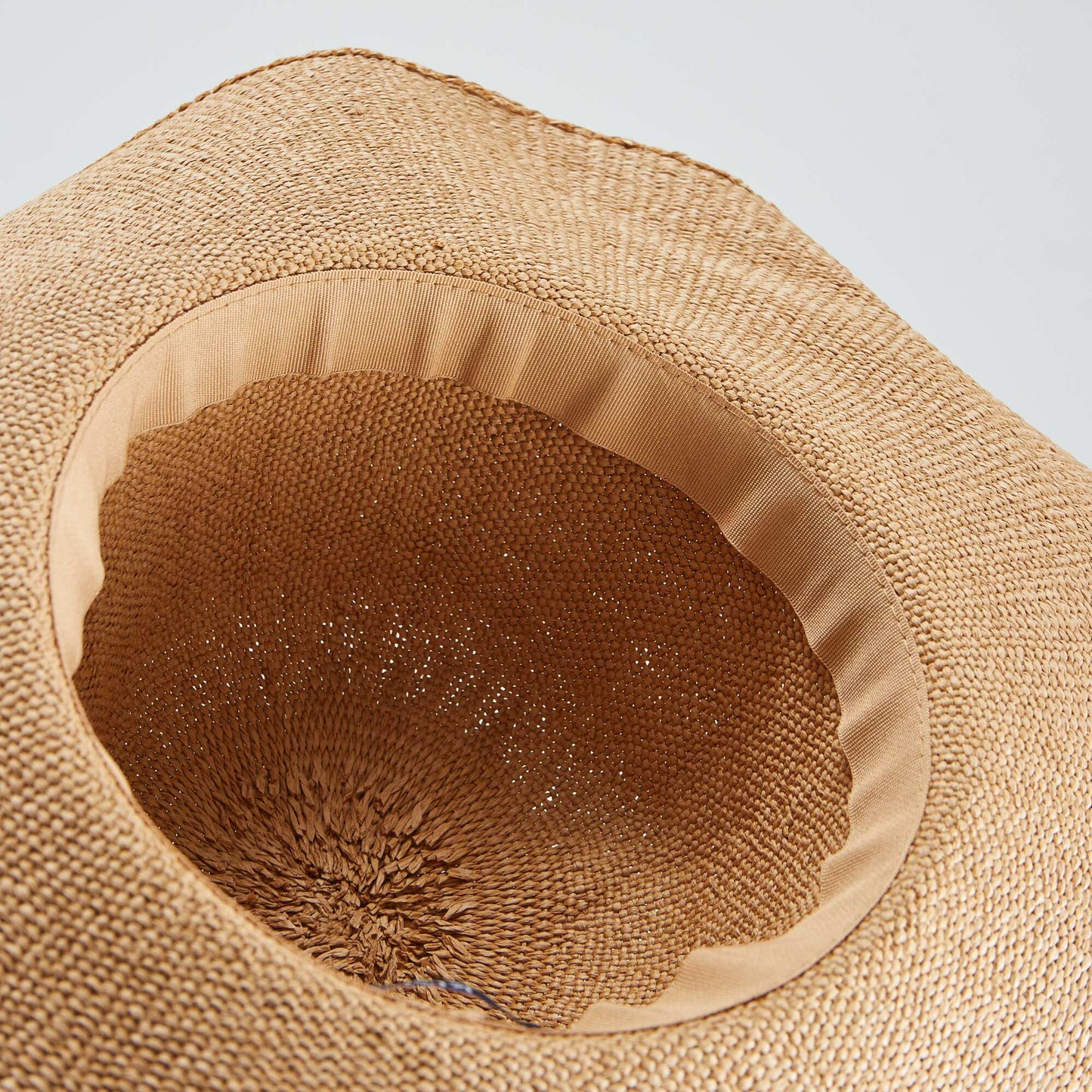 Chapeau de paille capeline Beige