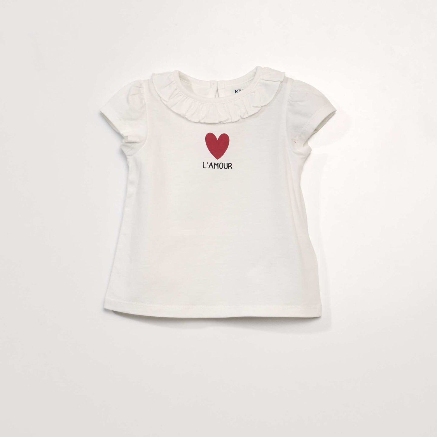 Ensemble bébé t-shirt + bloomer - 2 pièces BLANC